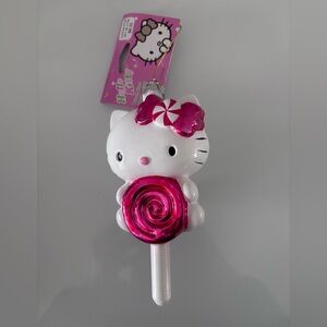 New! American Greetings 2012 Sanrio HELLO KITTY LOLLIPOP Blown Glass Ornament